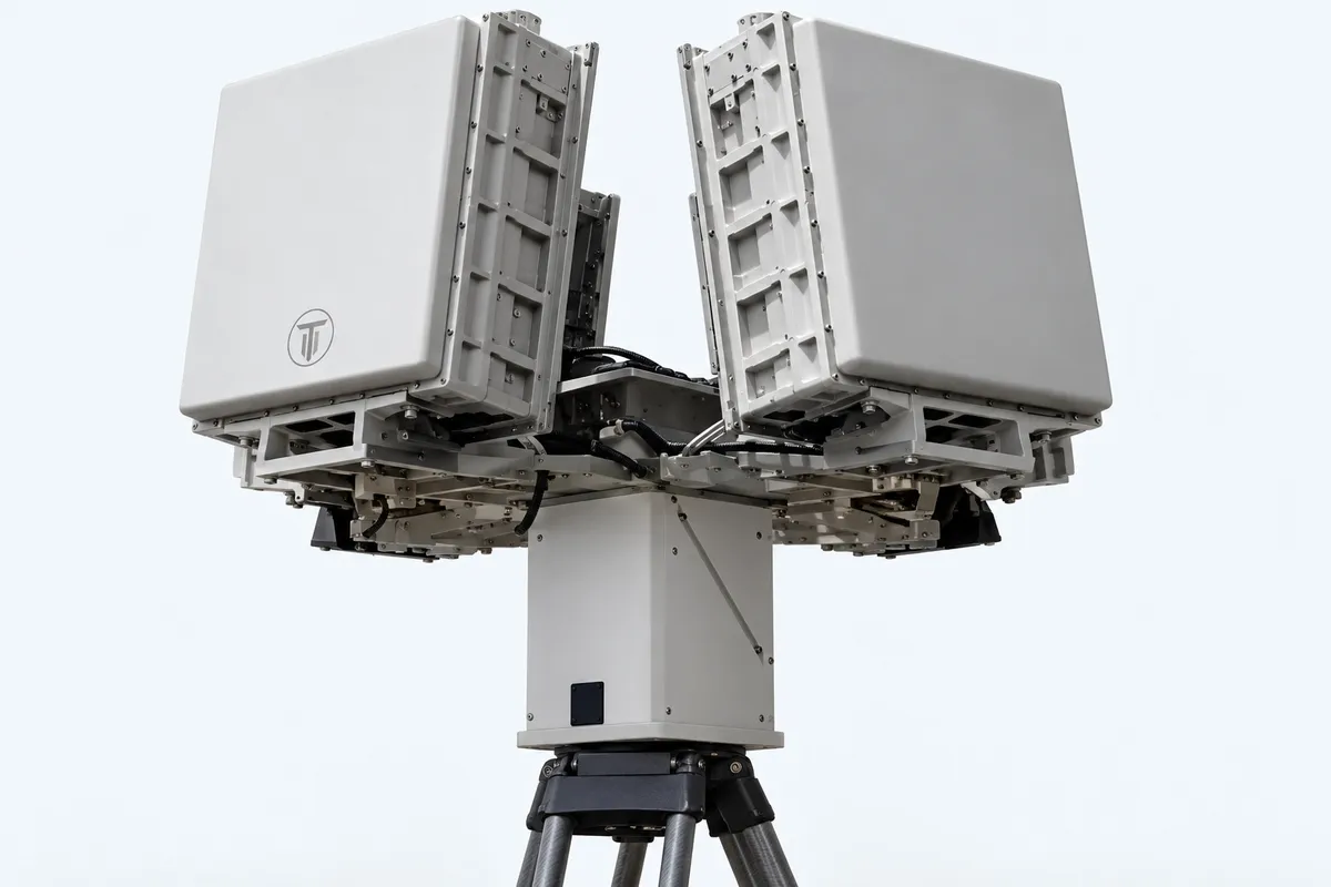 NI-QR5000, radar omnidireccional de arreglo en fase