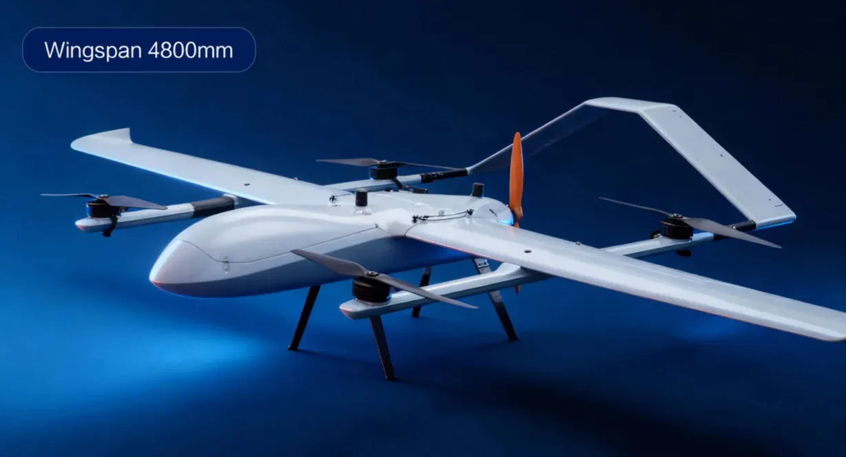 Plataforma VTOL híbrida de ala fija